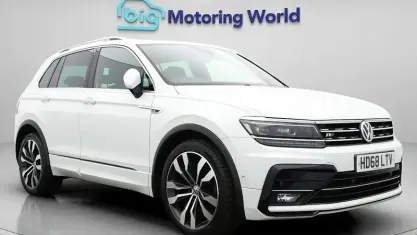 Used VW Tiguan R-line 150 HP (110 kW) 2018 White SUV