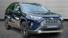 Obsidian blue Used 2022 Toyota RAV4 Hybrid Design SUV | £25,995 (Fair price)