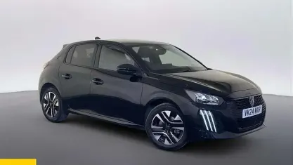 Used Peugeot 208 Allure 101 HP (74 kW) 2024 Black Hatchback