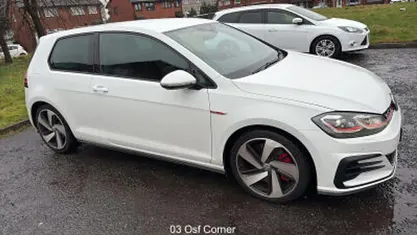 Used VW Golf VII GTI 245 HP (180 kW) 2019 White Hatchback