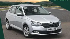 Brilliant silver metallic Used 2018 Skoda Fabia SE Hatchback | £9,495 (Fair price)