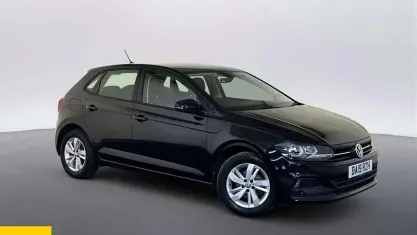 Used VW Polo Edition 95 HP (69 kW) 2019 Black Hatchback