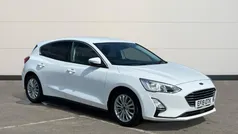White Used 2019 Ford Focus Titanium Hatchback | £8,762 (Fair price)