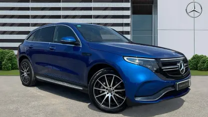Used Mercedes EQC400 AMG line 300 kW (408 HP) 2023 Blue SUV