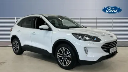 Used Ford Kuga Titanium 150 HP (110 kW) 2020 White SUV