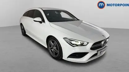 Used Mercedes CLA200 AMG line 163 HP (119 kW) 2020 White Coupe