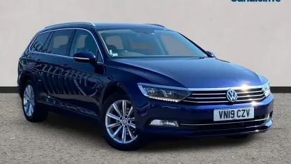 Used VW Passat Business 150 HP (110 kW) 2019 Blue Estate