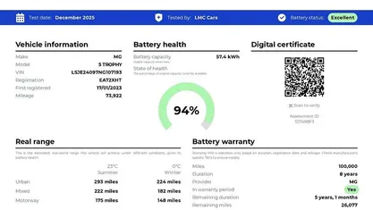 Black Used 2022 MG MG5 EV Trophy Estate | £11,000 (Fair price)