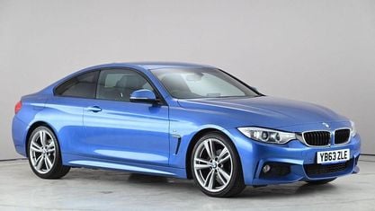 Begagnad BMW 420 M Sport 184 HK (135 kW) 2014 Blå Sportkupé