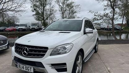 Second-hand Mercedes ML250 AMG 204 CP (150 kW) 2014 Alb SUV