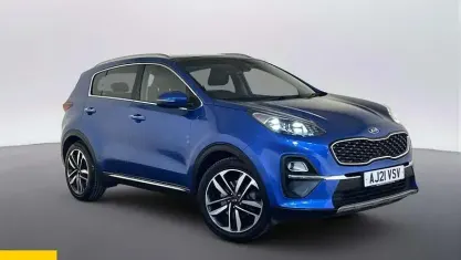Używany Kia Sportage 136 KM (100 kW) 2021 Niebieski SUV