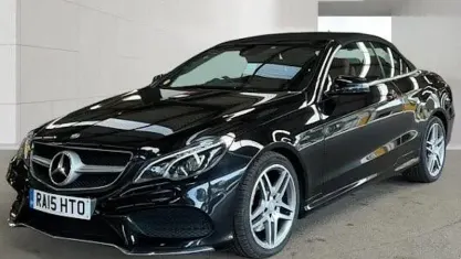 Used Mercedes E350 AMG line 258 HP (189 kW) 2015 Black Cabriolet