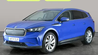 Used Skoda Enyaq iV ecoSuite 150 kW (204 HP) 2021 Blue SUV