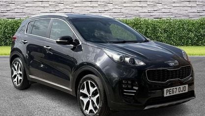Begagnad Kia Sportage GT-Line 177 HK (130 kW) 2017 Svart SUV