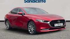 Red Used 2019 Mazda 3 Inclusive Sedan | £14,151 (Fair price)