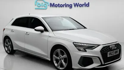Used Audi A3 Sportback S-Line 110 HP (80 kW) 2023 White Hatchback