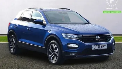 Used VW T-Roc Active 150 HP (110 kW) 2021 Blue SUV