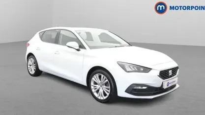 Used Seat Leon SE Dynamic 110 HP (80 kW) 2023 White Hatchback