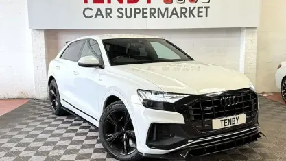 Used Audi Q8 S-Line 286 HP (210 kW) 2019 White SUV