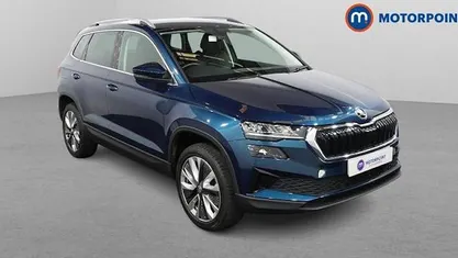 Used Skoda Karoq SE L 150 HP (110 kW) 2023 Blue SUV