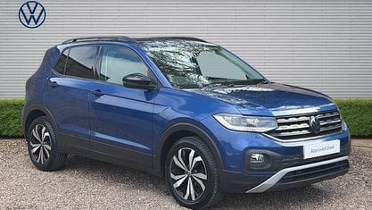 Begagnad VW T-Cross Black Edition 95 HK (69 kW) 2023 Blå SUV