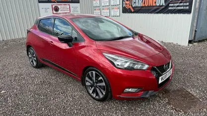 Gebraucht Nissan Micra Tekna 101 PS (74 kW) 2019 Rot Kleinwagen