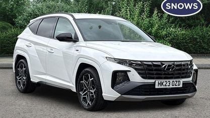 Używany Hyundai Tucson N Line 150 KM (110 kW) 2023 Biały SUV
