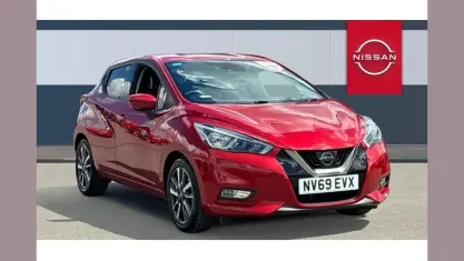 Used Nissan Micra Tekna 101 HP (74 kW) 2020 Red Hatchback