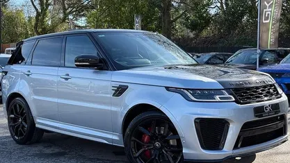 Used Land Rover Range Rover Sport SVR 575 HP (422 kW) 2019 Silver SUV