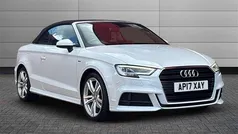 White Used 2017 Audi A3 Cabriolet S-Line Cabriolet | £12,495 (Fair price)