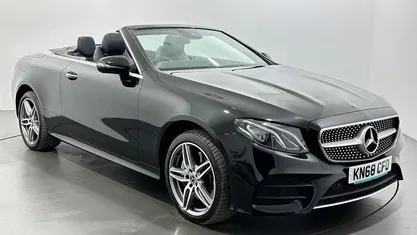 Used Mercedes E350 AMG Line Premium 258 HP (189 kW) 2017 Black Cabriolet
