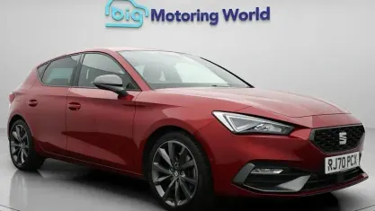 Usado Seat Leon FR First Edition 150 HP (110 kW) 2020 Vermelho Citadino