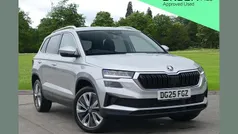 Brilliant silver metallic Used 2025 Skoda Karoq SE L SUV | £28,995 (Fair price)