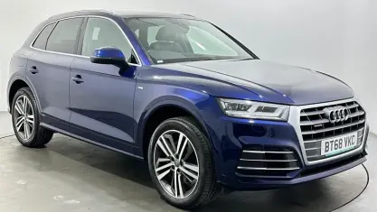 Used Audi Q5 S-Line 190 HP (139 kW) 2018 Blue SUV