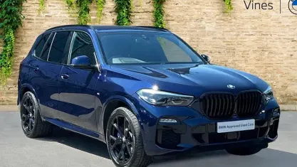 Used BMW X5 M Sport 286 HP (210 kW) 2021 Blue SUV