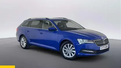 Gebraucht Skoda Superb SE Technology 122 PS (89 kW) 2021 Blau Kombi