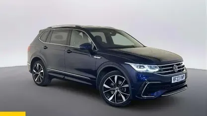 Used VW Tiguan Allspace R-line 150 HP (110 kW) 2023 Blue SUV