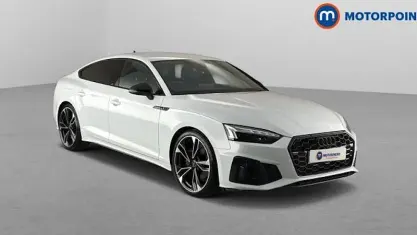 Used Audi A5 Sportback Black Edition 204 HP (150 kW) 2022 White Hatchback