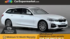 White Used 2021 BMW 330e M Sport Estate | £20,697 (Fair price)