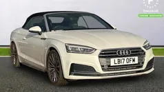 White Used 2017 Audi A5 Cabriolet S-Line Cabriolet | £16,799 (Fair price)