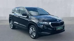Black magic pearlescent Used 2024 Skoda Karoq SE L SUV | £21,940 (Fair price)