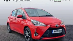 Red Used 2019 Toyota Yaris Hatchback | £10,750 (Fair price)