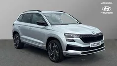 Brilliant silver metallic Used 2022 Skoda Karoq SportLine SUV | £23,308 (Fair price)