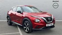 Red Used 2021 Nissan Juke Tekna SUV | £14,852 (Fair price)