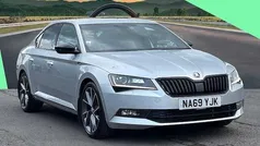 Silver Used 2019 Skoda Superb SportLine Hatchback | £18,218 (Fair price)