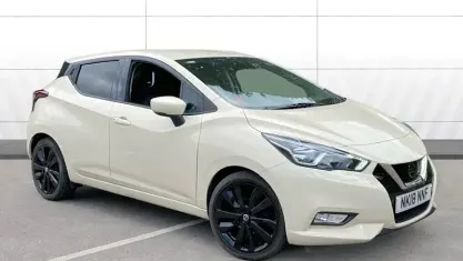Used Nissan Micra Tekna 90 HP (66 kW) 2018 White Hatchback