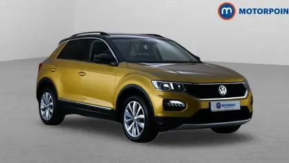 Used VW T-Roc Design 150 HP (110 kW) 2019 Yellow SUV