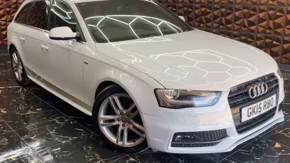 Used Audi A4 S-Line 150 HP (110 kW) 2015 White Estate