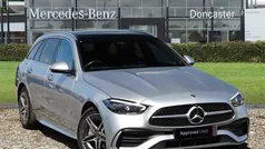 Blue Used 2024 Mercedes C300e AMG Line Premium Plus Estate | £40,995 (Fair price)