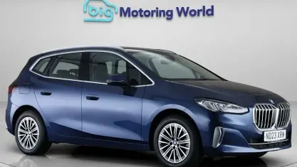 Used BMW 225 Active Tourer Luxury Line 245 HP (180 kW) 2023 Blue MPV